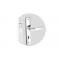 Fechadura Popline Reta Interna Cromado ESP26 Soprano
