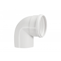 Joelho 90º para Esgoto DN 75 Branco Krona