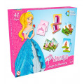 Jogo da Memória Princesas 40 Peças Pais e Filhos