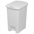 Lixeira Click Pedal 30 litros Branca 29X39X49cm Ou Martiplast