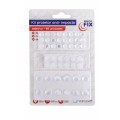 Kit Protetor Anti-Impacto Silicone com Adesivo 48 unidades Paramount
