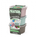 Kit 3 Potes 1 litro Wave Plasvale