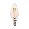 Vela Led Filamento C35 2W Bivolt 2200K Cristallux