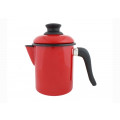 Leiteira 10 Esmaltado 900ml Vermelho Ewel