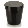 Lixeira Infinity 5 litros Preta 20X20X23cm Ou Martiplast
