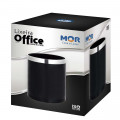 Lixeira Office 9 litros 22X22X25cm Mor