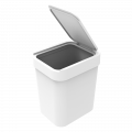 Lixeira 2,5 litros Branca 12X16X18cm Soprano