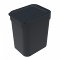 Lixeira 2,5 litros Preta 12X16X18cm Soprano