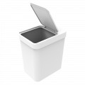 Lixeira 5 litros Branca 16X22X25cm Soprano
