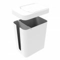 Lixeira 5 litros Branca 16X22X25cm Soprano