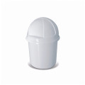 Lixeira Retrátil 4,1 litros Branca 20X20X29cm Plasvale