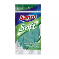 Luva Látex Soft Média Verde Sanro 