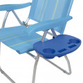 Mesa Portátil para Cadeira de Praia Azul 23x37cm Mor