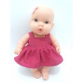 Brinquedo Boneca Nenequinha Clássica Vestido Pink Super Toys