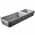 Organizador de Facas Logic Ou Martiplast 11,5x35x5,5cm Chumbo OL800