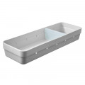 Organizador Gavetas Logic com Divisória Ou Martiplast 11,5x35x5,5cm Branco OL500