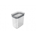 Pote Organizador Hermético Block Retangular 1,5 litros Natural Ou Martiplast