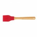 Pincel de Silicone e Bamboo Mor 25x5x2cm Vermelho 8561