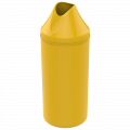Porta Garrafa 1 litro Amarelo Soprano