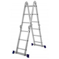 Escada Articulada Multifuncional Alumínio 4x3 12 Degraus 3,39 metros Mor