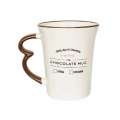 Caneca Easy 330ml Chocolate Mug Oxford 9x9x10,5cm