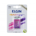 Bateria Recarregável 9V 250mAh Elgin