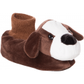 Chinelo Pantufa Infantil Cachorro Stuf Cor Sortida