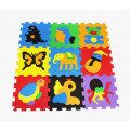 Tatame Infantil Bichinhos sem Borda em EVA Riplas Cor Sortida
