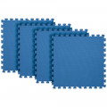 Tatame Eva 4 Peças Mor 61,5x61,5x1cm Azul 40100014