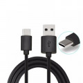 Cabo de Carga e Dados Carregador Micro USB 1 metro preto MXT