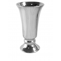 Vaso Decorativo de Cerâmica para Ornamentação Prata D&A