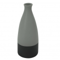 Vaso Decorativo de Cerâmica Preto e Cinza D&A