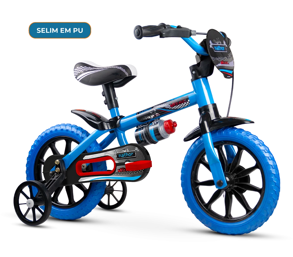 Bicicleta Infantil Aro 12 Veloz Nathor