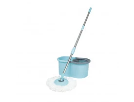 Mop Giratório Pocket Limpeza Prática Azul Turquesa Mor