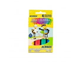 Cola Colorida 4 unidades Acrilex