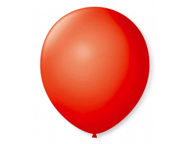 Balão N9 Liso Vermelho Quente Pacote com 50 unidades São Roque