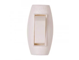 Interruptor Meio Fio Simples Branco 6A 250v Ilumi