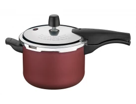Panela de Pressão Antiaderente Vermelho 4,5 litros Vancouver Tramontina
