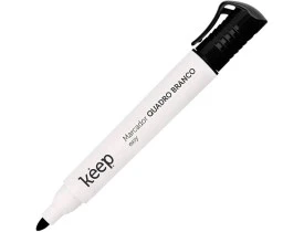 Marcador De Quadro Branco Preto Keep