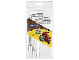 Jogo Mini Chaves Biela 3 Peças para Moto Tramontina