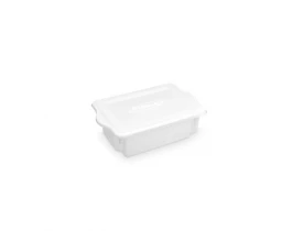 Caixa Empilhável com Tampa 15litros Branca Plasvale 56x33x11cm