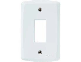 Placa Vertical 1 Conector 4X2 Lux² Branca Tramontina