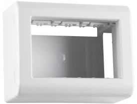 Caixa de Sobrepor 3 Postos LizFlex Branca Tramontina
