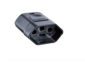 Plugue Fêmea 2P+T 20A Preto Tramontina