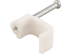 Grampo para fios e cabos 10mm² Chato 20 unidades Vonder