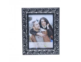 Porta Retrato Madeira 10x15cm Elegance Preto Woodart