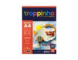 Papel Criativo A4 210X297mm 45 Folhas Troppinho