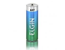 Pilha Bateria A27 Alcalina 12V Elgin