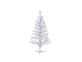 Árvore De Natal 1,20m Branca c/110 Tips Zein 