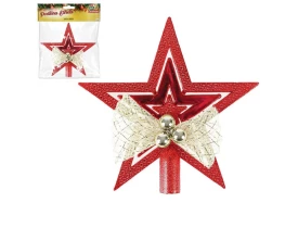 Ponteira Estrela c/Laço Art Christmas 